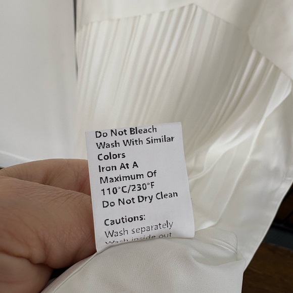 Commense off white pleated dress Size Medium NWT - Picture 8 of 8